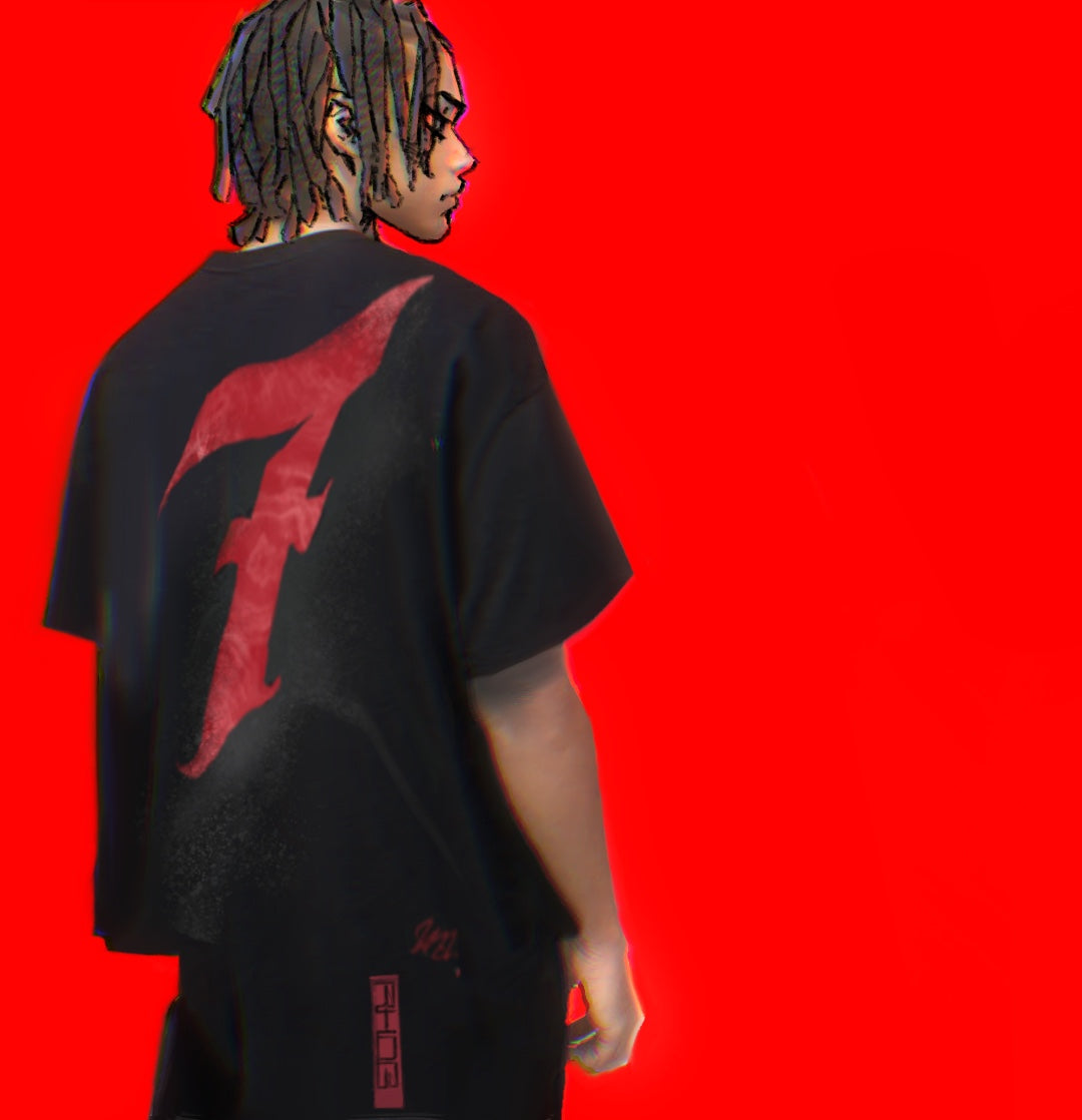 RHOG Perfect 7 “Ruby Rose Red” crop tee