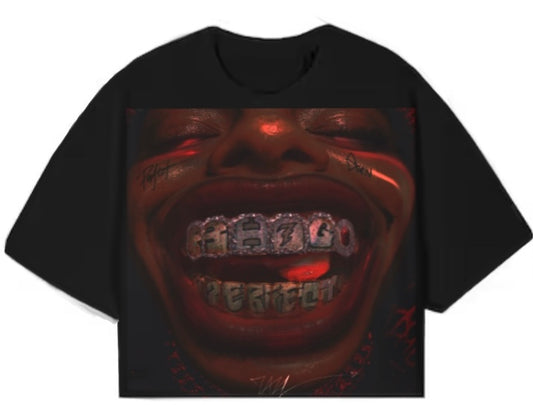 RHOG Perfect 7 “Ruby Rose Red” crop tee